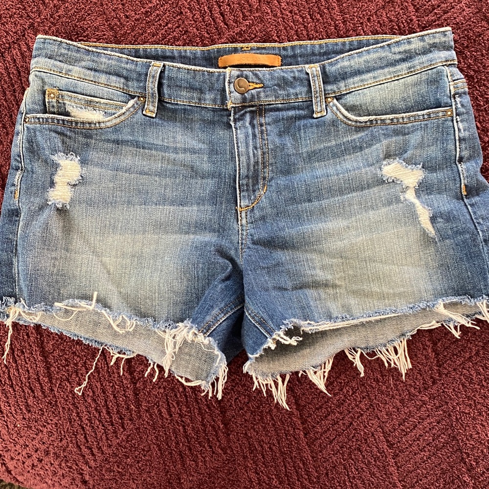 Joe’s the Ozzie Jean distressed Blue Denim Women’s Shorts x